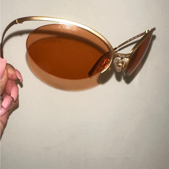 Orange Chanel Sunglasses. - Picture 6 of 7